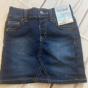 Cat &Jack Denim Skirt Toddler Girls 3T New With Tag